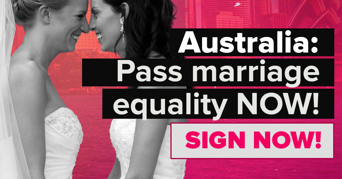 Australia Pass Marriage Equality Now 